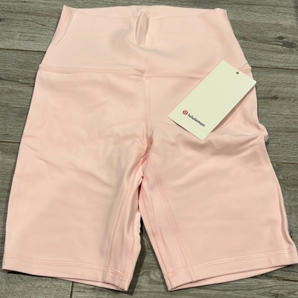 Lululemon Align High Rise Shorts 6" Strawberry Milkshake Size 2